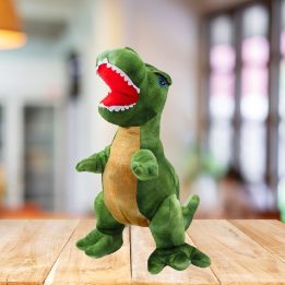 Pliušinis žalias dinozauras vaikams 45 cm