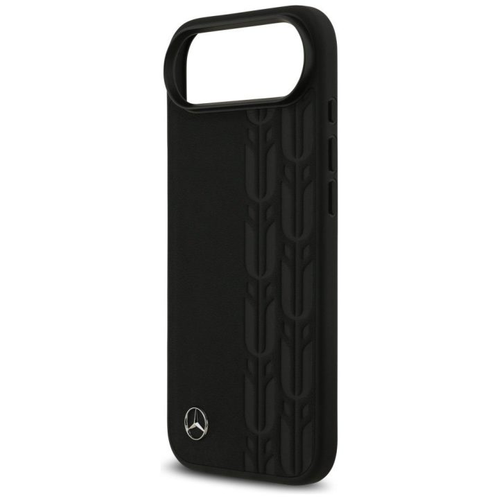 Telefono dėklas iPhone Air juodas odinis Mercedes