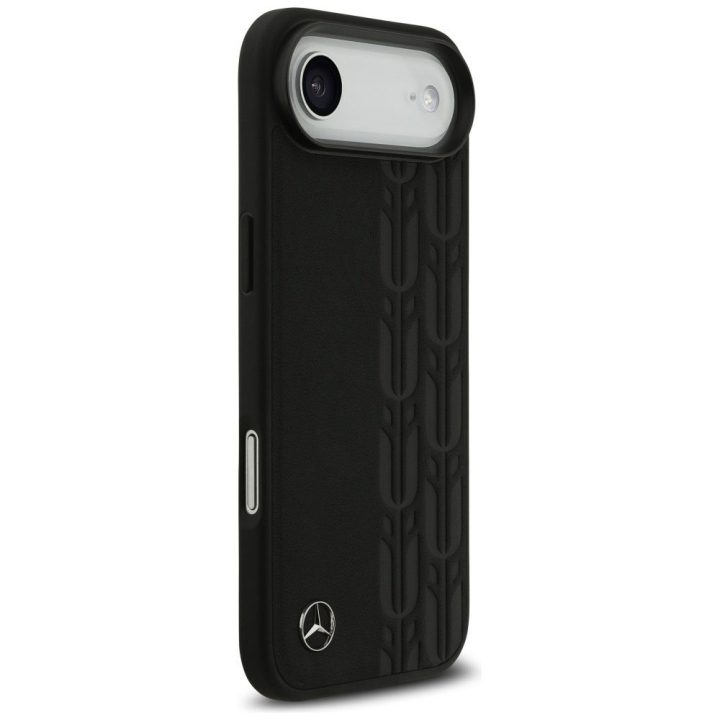 Telefono dėklas iPhone Air juodas odinis Mercedes