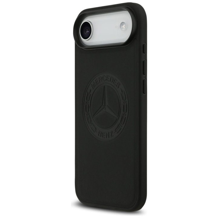 Telefono dėklas iPhone Air juodas odinis Mercedes