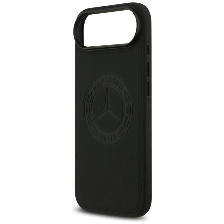 Telefono dėklas iPhone Air juodas odinis Mercedes