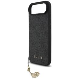 Telefono dėklas iPhone SE/8/7 juodas su pakabuku Guess