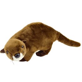 Ruda ūdra minkštas žaislas vaikams 37 cm