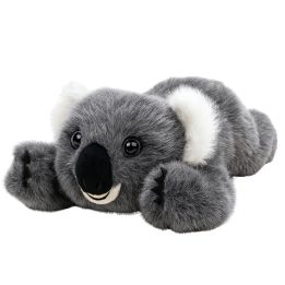 Pilkas gulintis pliušinis koalos žaislas 30 cm