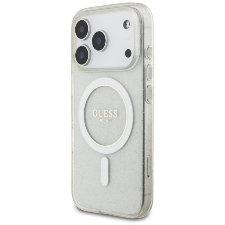 Telefono dėklas iPhone 17 Pro su dirželiu ir MagSafe Guess