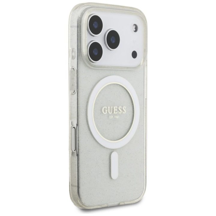 Telefono dėklas iPhone 17 Pro su dirželiu ir MagSafe Guess