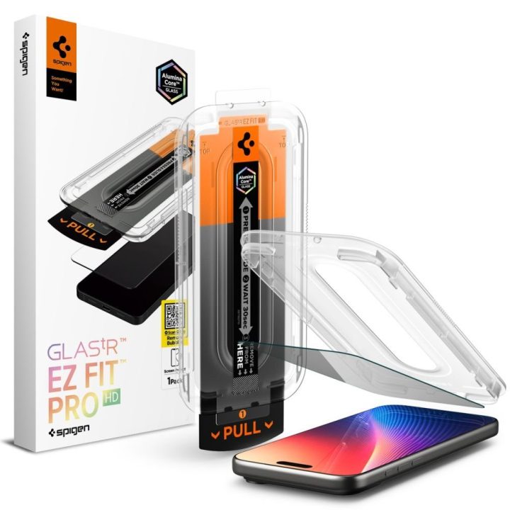 Privatumo stikliukas iPhone 16 Pro / 17 / 17 Pro Spigen