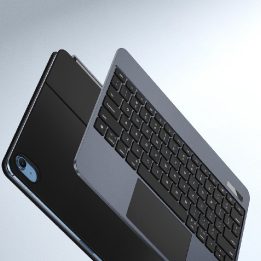 Planšetės dėklas su klaviatūra iPad 10″/11″ juodas