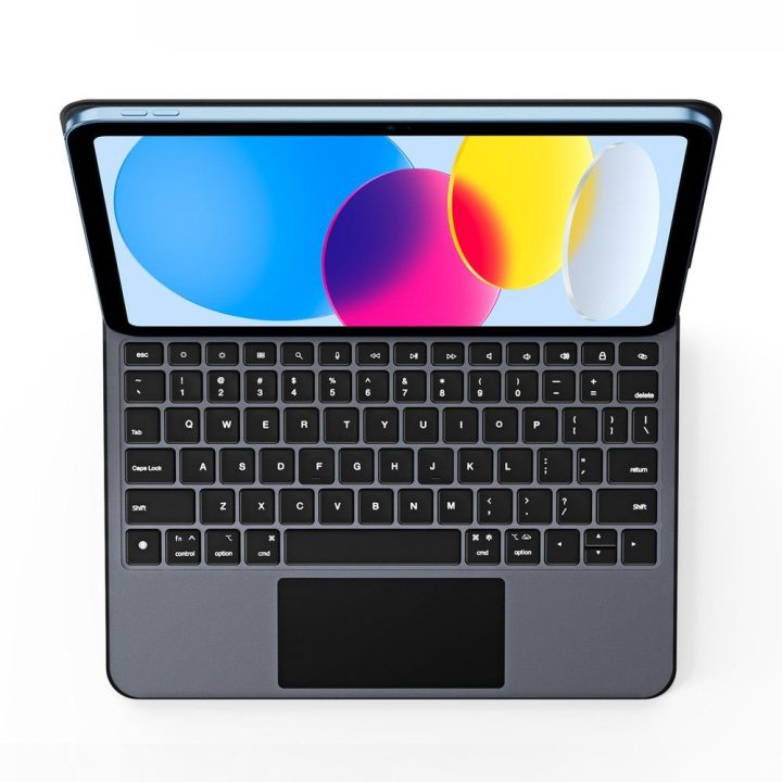 Planšetės dėklas su klaviatūra iPad 10″/11″ juodas