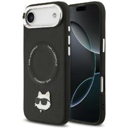 Telefono dėklas iPhone su MagSafe juodas Karl Lagerfeld
