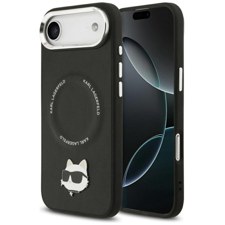Telefono dėklas iPhone su MagSafe juodas Karl Lagerfeld
