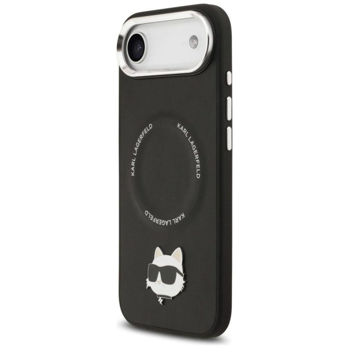 Telefono dėklas iPhone su MagSafe juodas Karl Lagerfeld