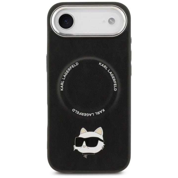 Telefono dėklas iPhone su MagSafe juodas Karl Lagerfeld