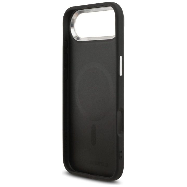 Telefono dėklas iPhone su MagSafe juodas Karl Lagerfeld