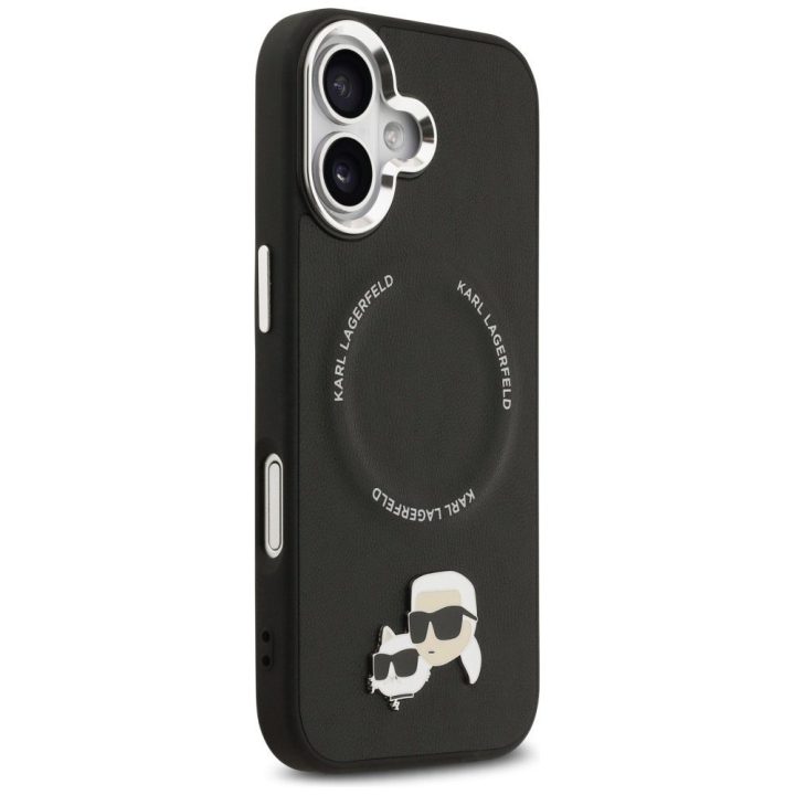 Telefono dėklas iPhone 17 juodas su MagSafe Karl Lagerfeld