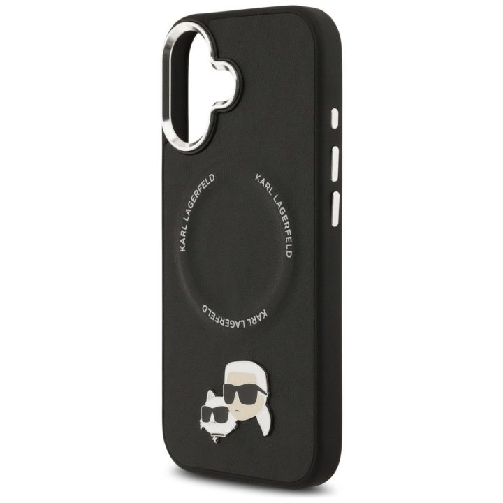 Telefono dėklas iPhone 17 juodas su MagSafe Karl Lagerfeld