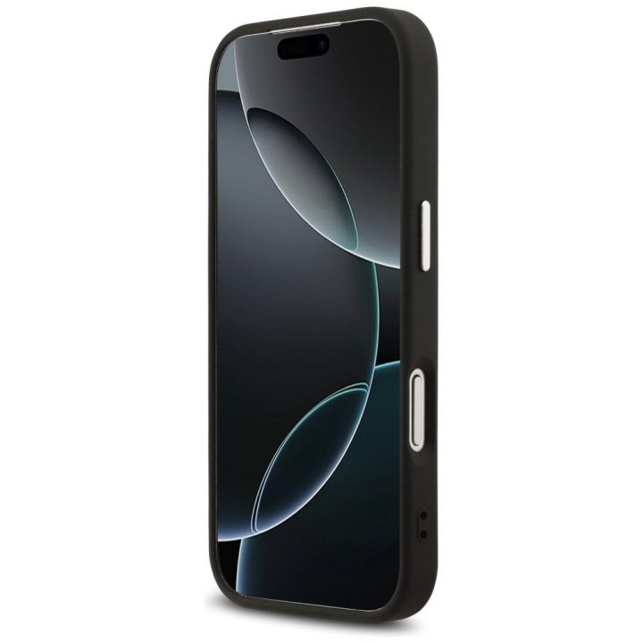 Telefono dėklas iPhone 17 Pro juodas su MagSafe Karl Lagerfeld