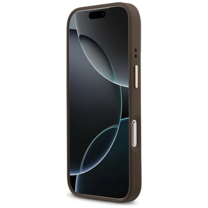 Telefono dėklas iPhone 17 Pro rudas su MagSafe Guess