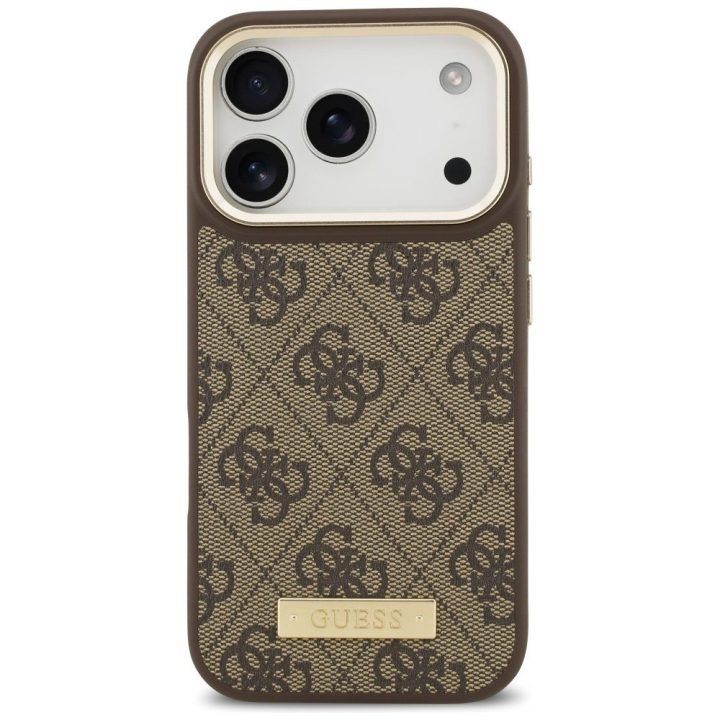 Telefono dėklas iPhone 17 Pro rudas su MagSafe Guess