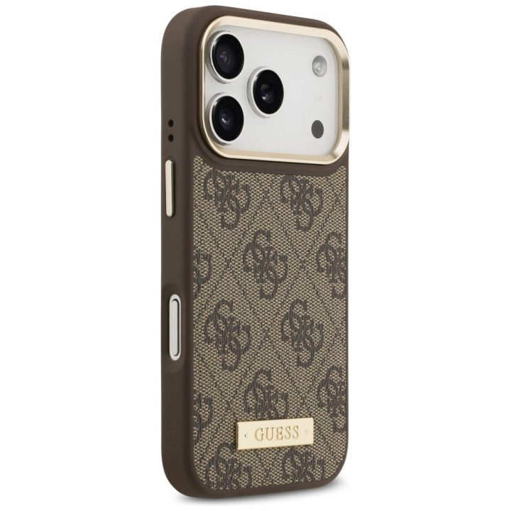 Telefono dėklas iPhone 17 Pro rudas su MagSafe Guess
