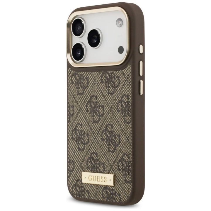 Telefono dėklas iPhone 17 Pro rudas su MagSafe Guess