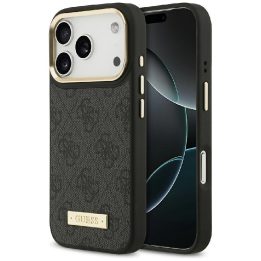 Telefono dėklas iPhone 17 Pro juodas su MagSafe Guess