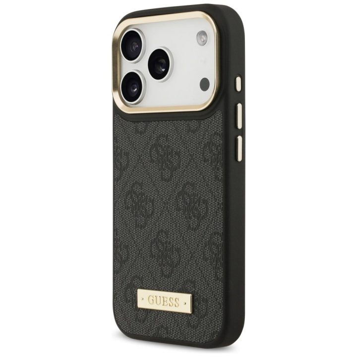 Telefono dėklas iPhone 17 Pro juodas su MagSafe Guess
