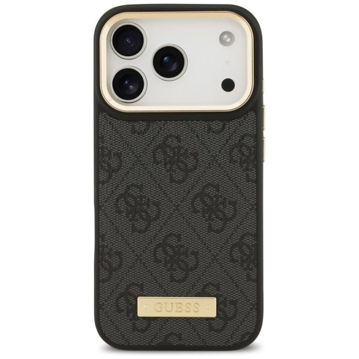 Telefono dėklas iPhone 17 Pro juodas su MagSafe Guess