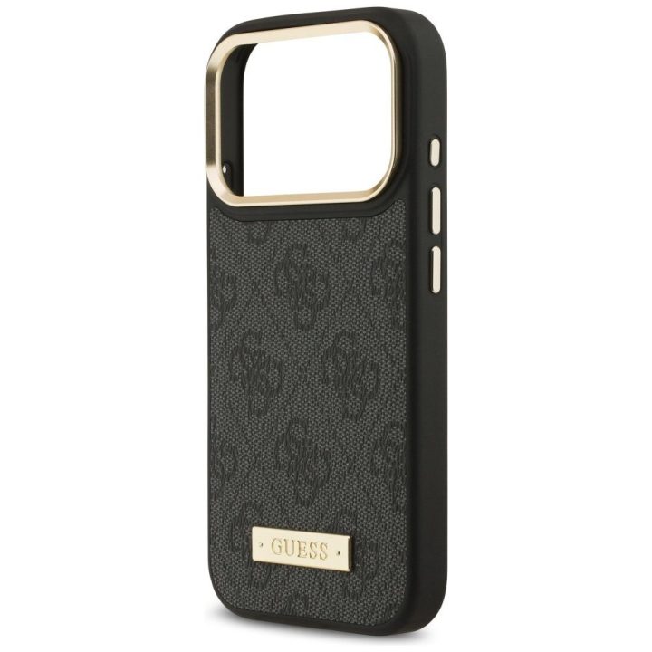 Telefono dėklas iPhone 17 Pro juodas su MagSafe Guess