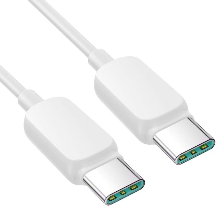 USB-C laidas 60 W 1,2 m baltas