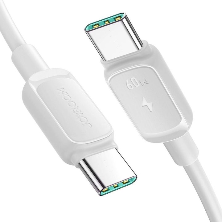 USB-C laidas 60 W 1,2 m baltas