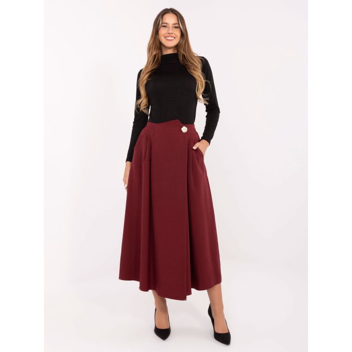 Spódnica-IT-SD-81036.32-bordowy