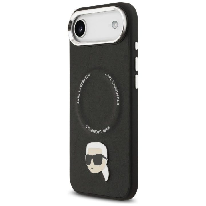 Telefono dėklas iPhone su MagSafe juodas Karl Lagerfeld