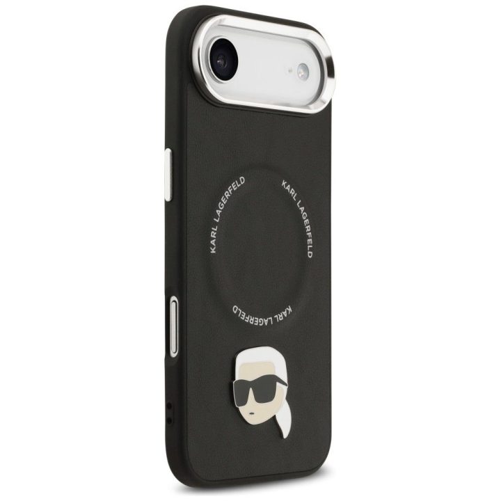 Telefono dėklas iPhone su MagSafe juodas Karl Lagerfeld