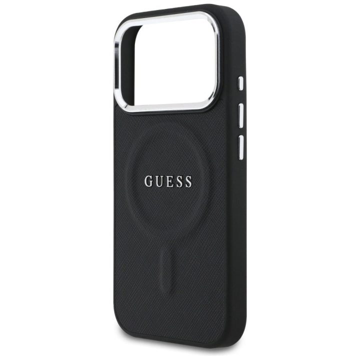 Telefono dėklas iPhone 17 Pro juodas su MagSafe Guess