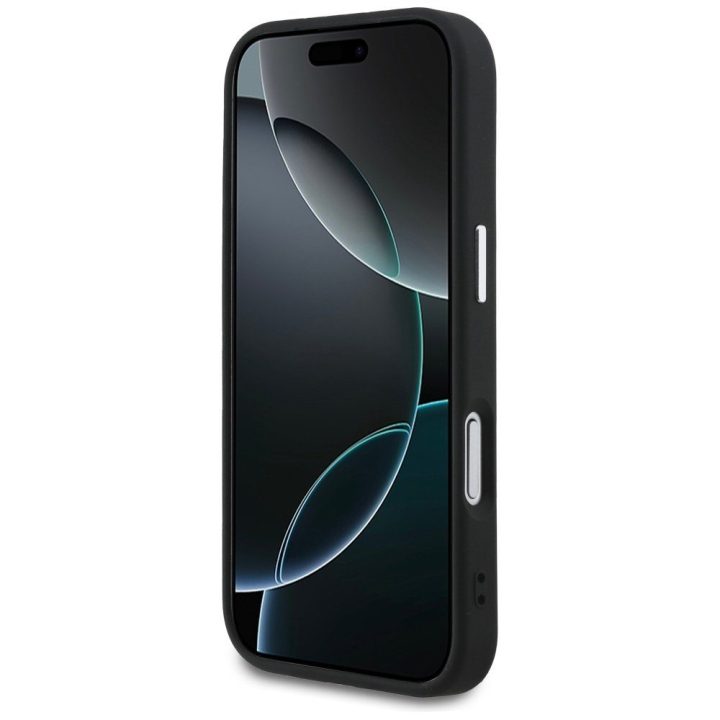 Telefono dėklas iPhone 17 Pro juodas su MagSafe Guess