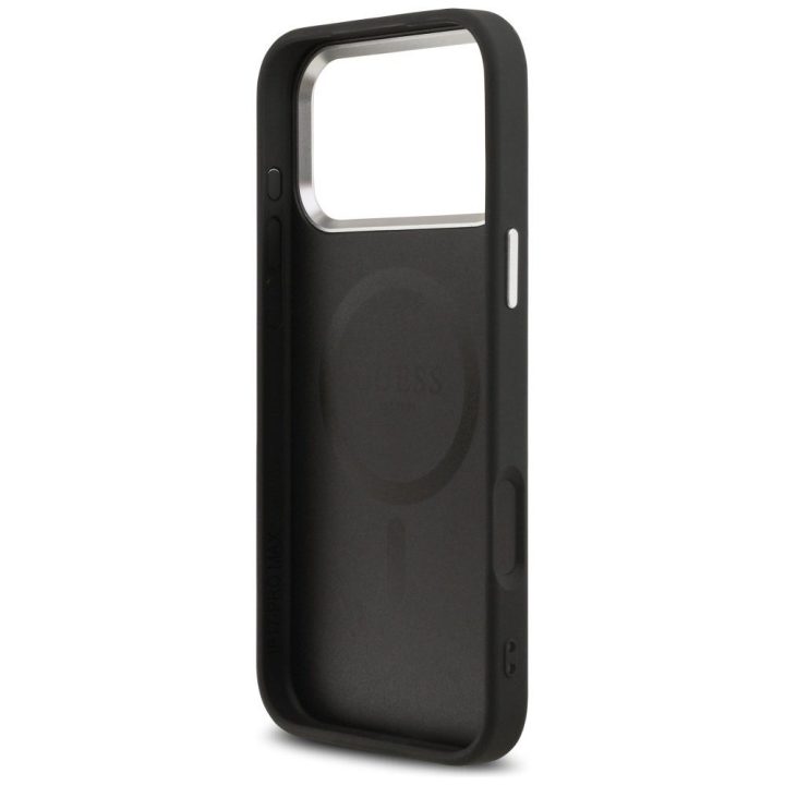 Telefono dėklas iPhone 17 Pro Max juodas su MagSafe Guess