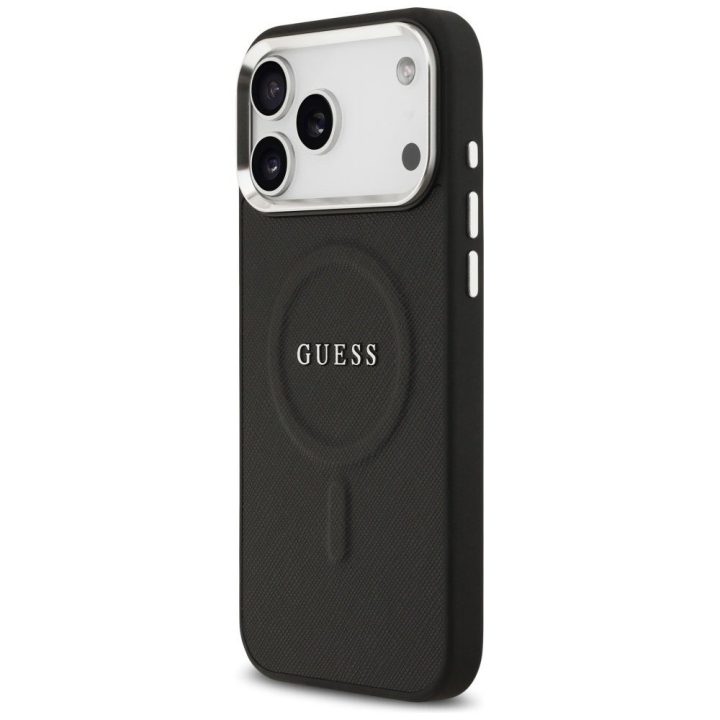 Telefono dėklas iPhone 17 Pro Max juodas su MagSafe Guess