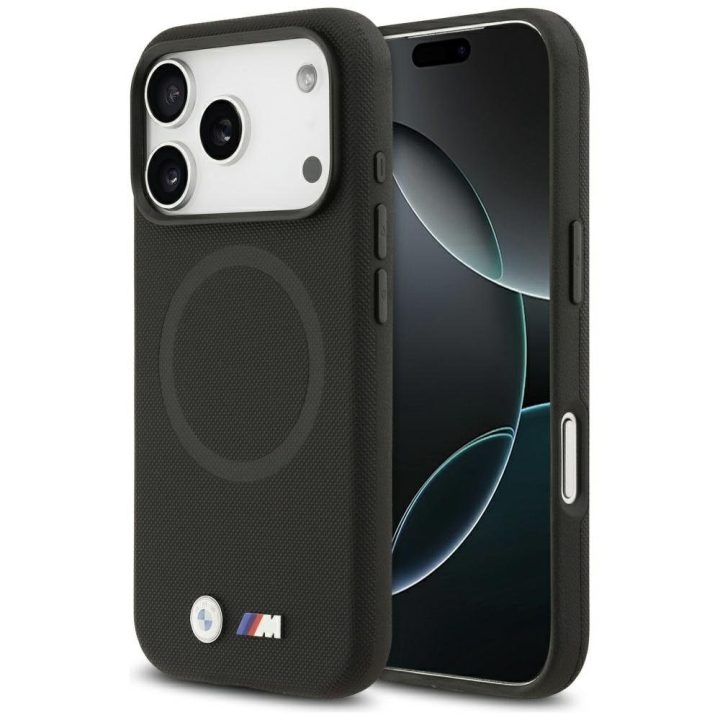 Telefono dėklas iPhone 17 Pro juodas su MagSafe BMW