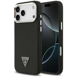 Telefono dėklas iPhone 17 Pro Max juodas su MagSafe Guess