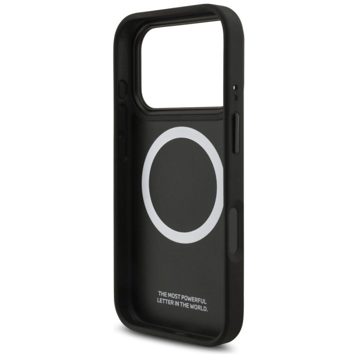 Telefono dėklas iPhone 17 Pro juodas Kevlar su MagSafe BMW