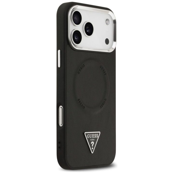 Guess Triangle Logo MagSafe Case for iPhone 17 Pro Max - Black