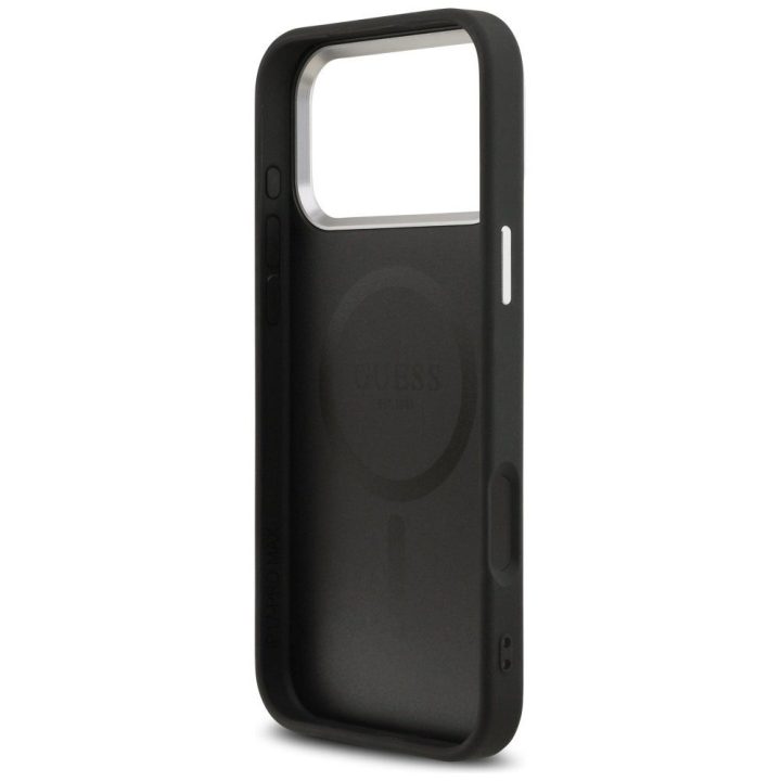 Guess Triangle Logo MagSafe Case for iPhone 17 Pro Max - Black
