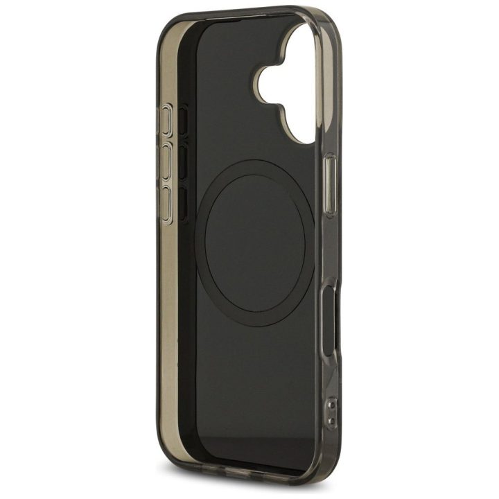 US Polo DH and Bottom Stripe Logo MagSafe iPhone 17 Case - Black