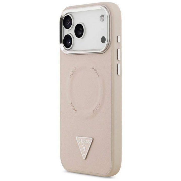 Guess Triangle Logo MagSafe case for iPhone 17 Pro - pink