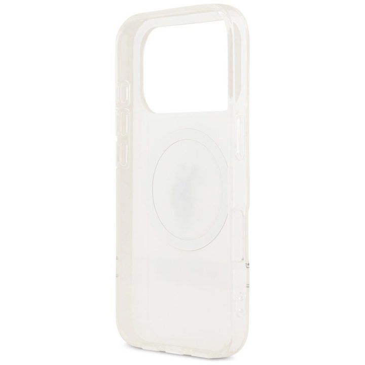 US Polo DH and Bottom Stripe Logo MagSafe Case for iPhone 17 Pro - White