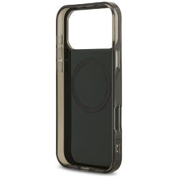 US Polo DH and Bottom Stripe Logo MagSafe Case for iPhone 17 Pro Max - Black