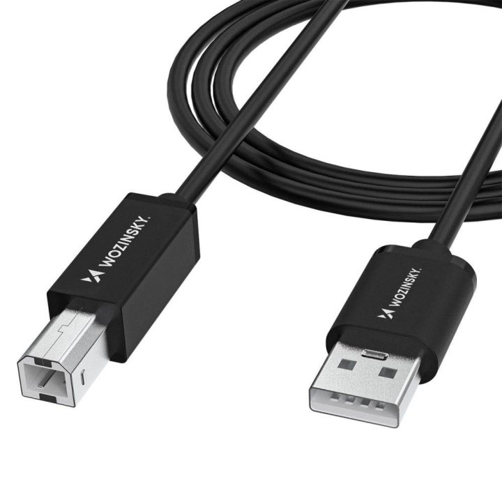 USB-B – USB-A laidas 1 m juodas
