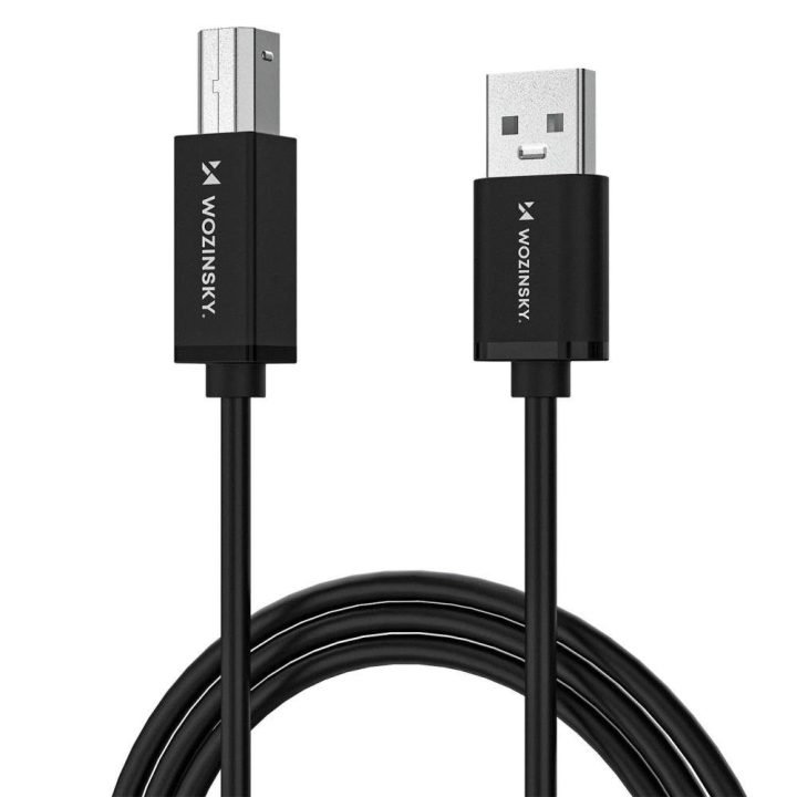 USB-B – USB-A laidas 1 m juodas