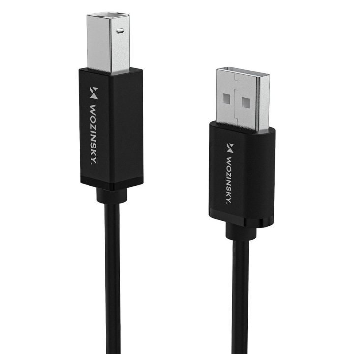 USB-B – USB-A kabelis 2m juodas 480Mb/s